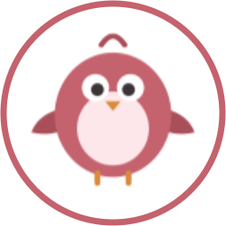 Mupa, the companion bird, floating over the app screen